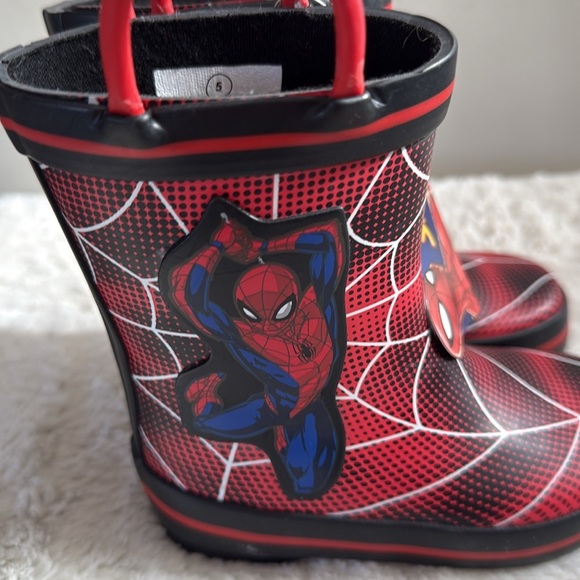 Children’s Marvel Spider-Man rain boots, size 5, NWT - Picture 2 of 8
